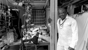 Portrait de Barthélémy Toguo par Z. Ngnogue