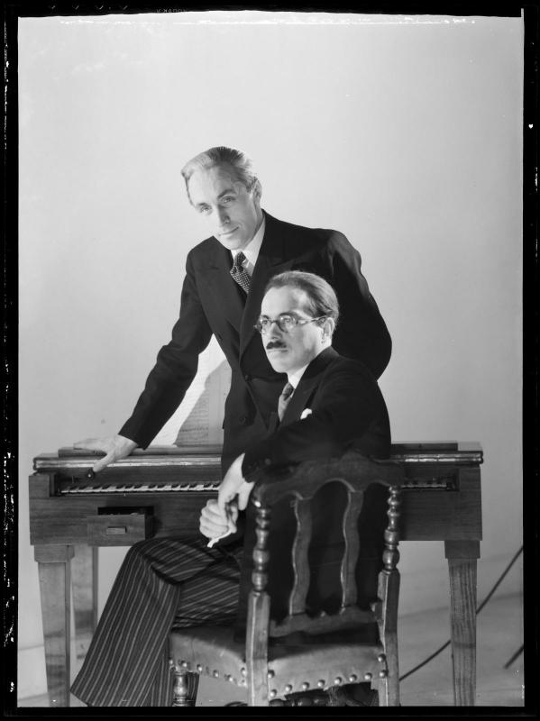 Portraits De Maurice Martenot Et De Pierre Vellones Centre Pompidou