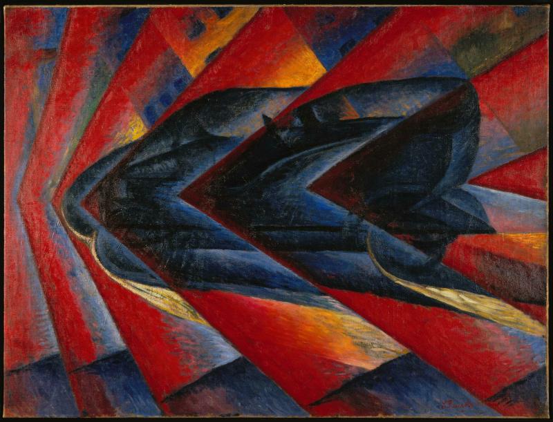 Luigi Russolo, Automobile in corsa [1912 - 1913] 