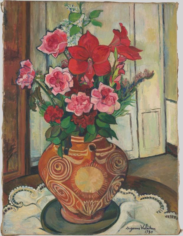 Suzanne Valadon (Marie-Clémentine Valadon, dite), Bouquet de fleurs 1930 