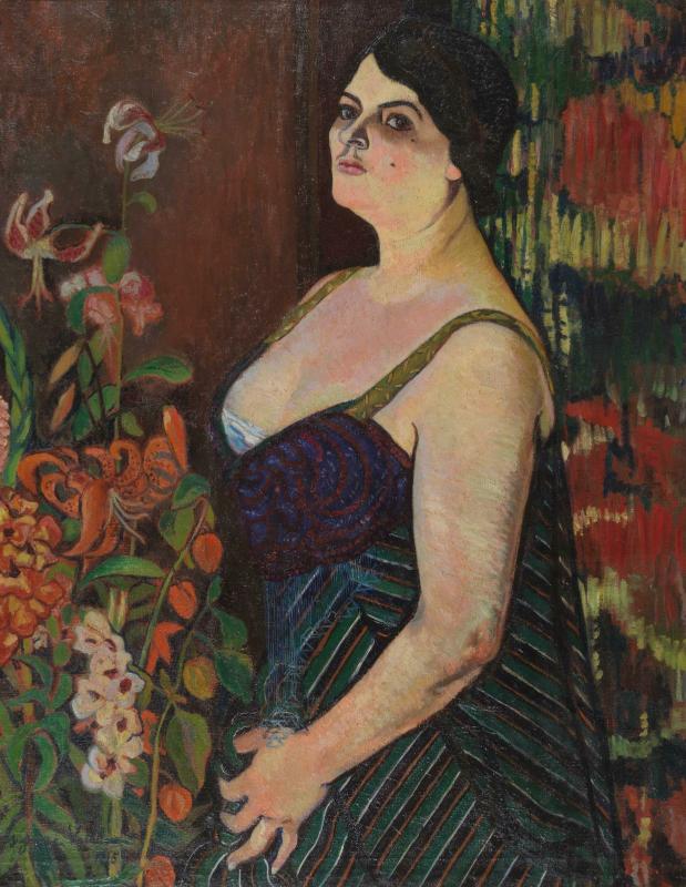 Suzanne Valadon (Marie-Clémentine Valadon, dite), Portrait de Mauricia Coquiot 1915 