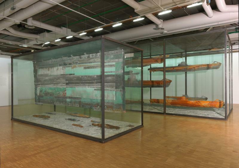 Rotative plaques verre - Centre Pompidou