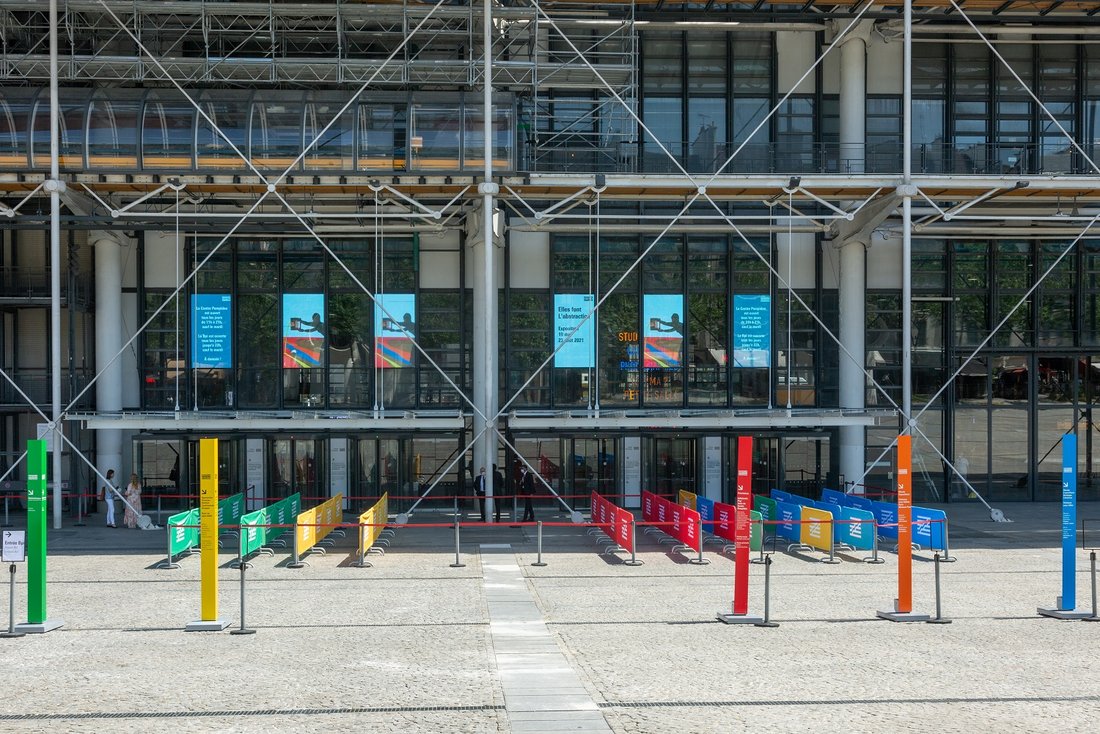 Canopy du Centre Pompidou, juin 2021