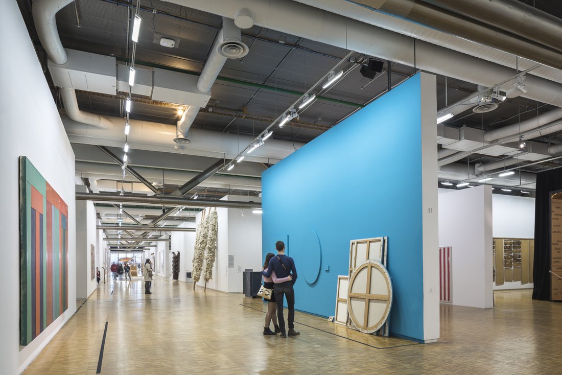 Centre Pompidou : vue à l'intérieur du Musée