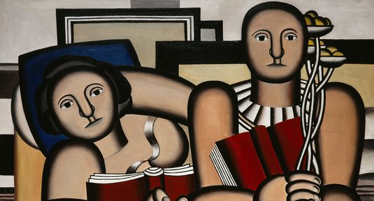 Fernand Léger, « La Lecture », 1924 - repro oeuvre