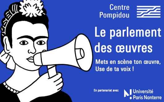 Le parlement des œuvres, Centre Pompidou, 2025 : affiche