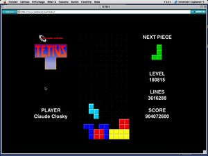 Claude Closky, « Going for the High Score », 2000
