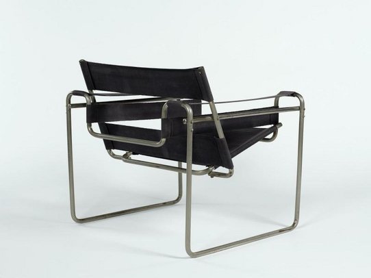 Marcel Breuer, Fauteuil Stahlclubsessel B3
(Fauteuil club B3, dit Wassily) 1925 