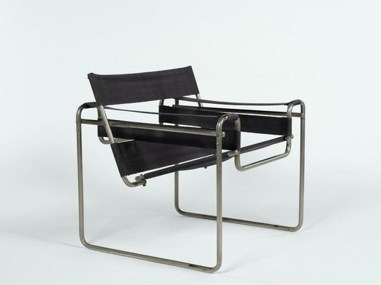 Marcel Breuer, Fauteuil Stahlclubsessel B3
(Fauteuil club B3, dit Wassily) 1925 